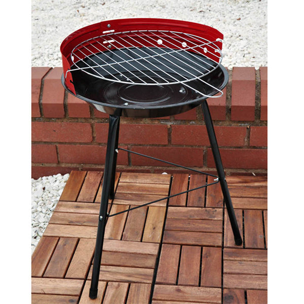 BBQ Half open charcoal grill