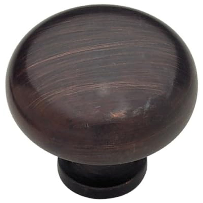 Brainerd 1-1/4" Braz Round Knob-Brown