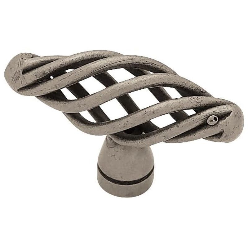 Brainerd Birdcage Knob Oval Small-Silver