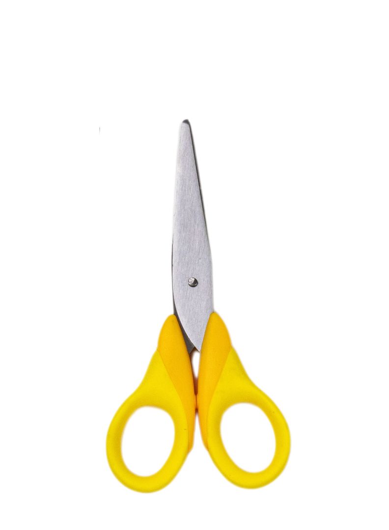 Power Line Craft And Office Scissor 5.5 Inch Yellow