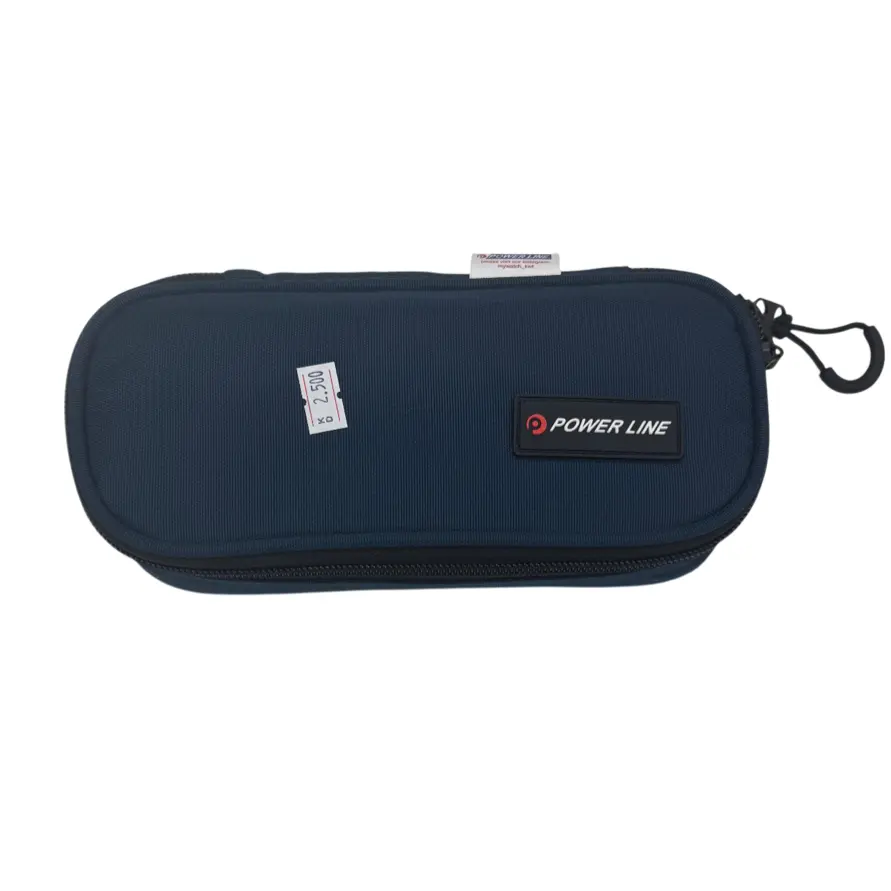 Power Line Top Quality Pencil Case-Navy