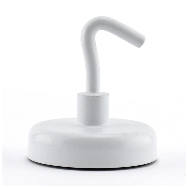 Magnets Magnetic Hooks 14Lb 2Pc-White