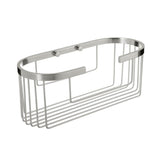 Oval Aluminum Basket - Silver
