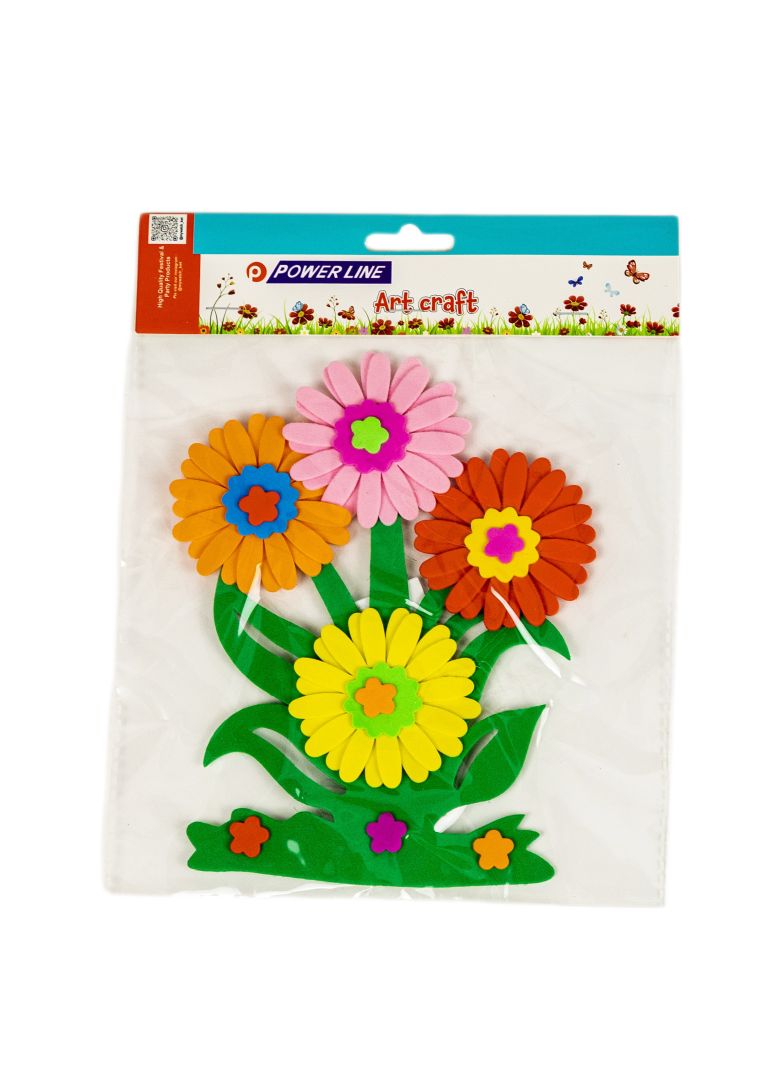 Power Line Felt Flower Craft Kits Multicolor