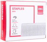Deli Staples 23/23 1000 Pieces-Silver