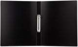 Deli Plastic Folder 2 Ring A4 Black