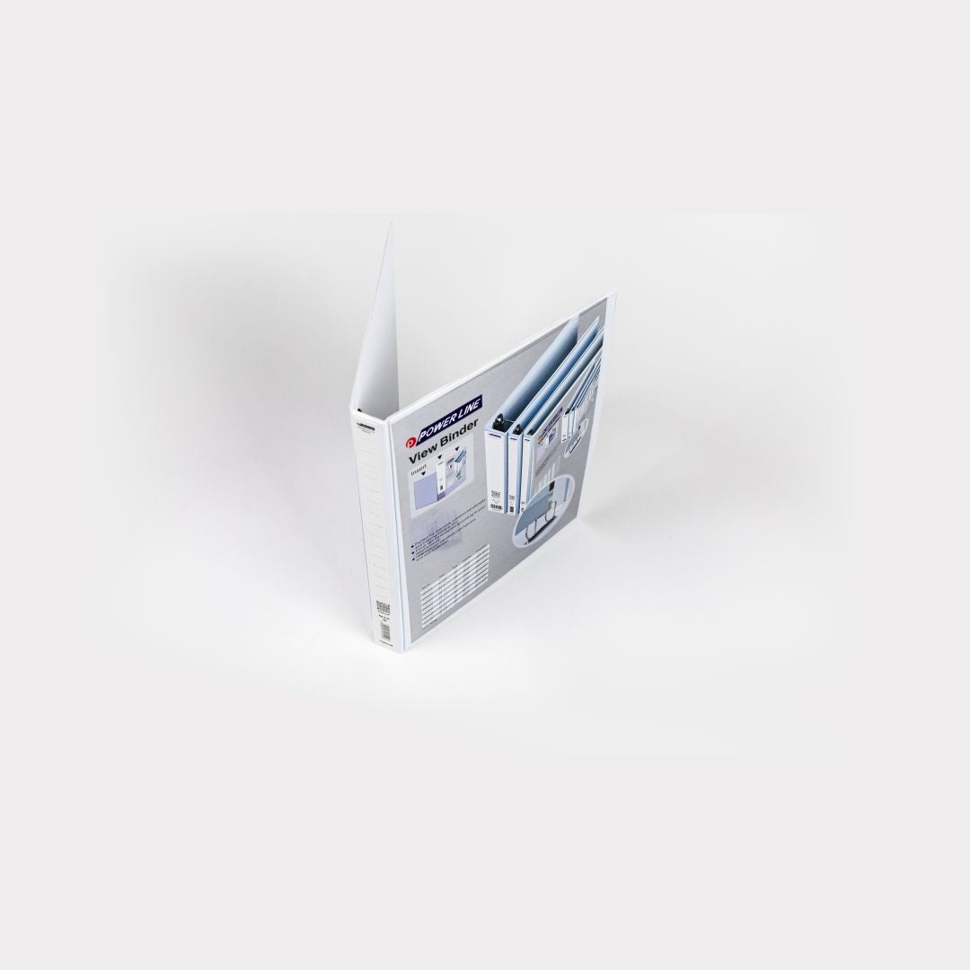 Power Line View Binder 3 Inch A4-White