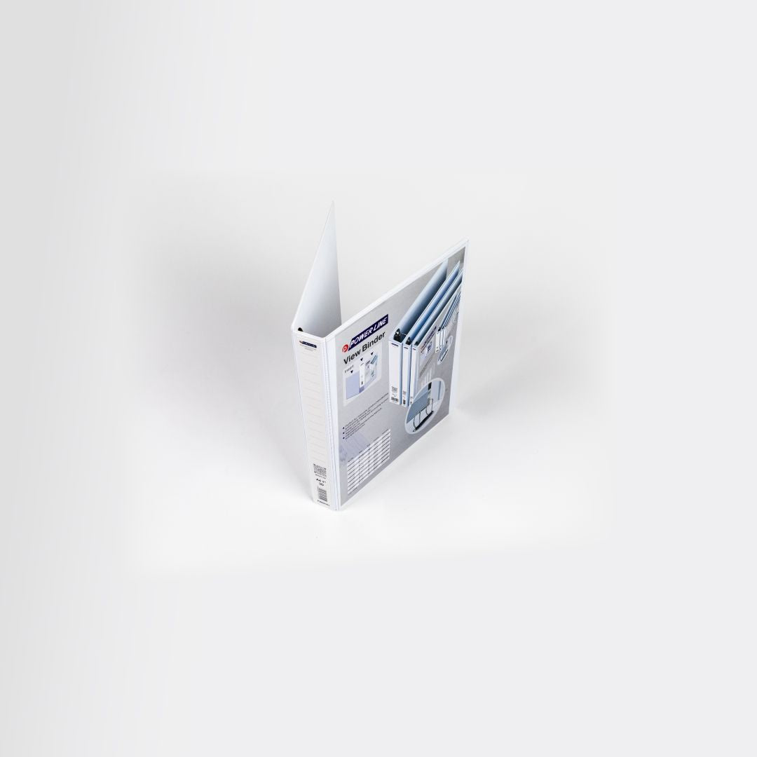 Power Line View Binder 1 Inch A4-White