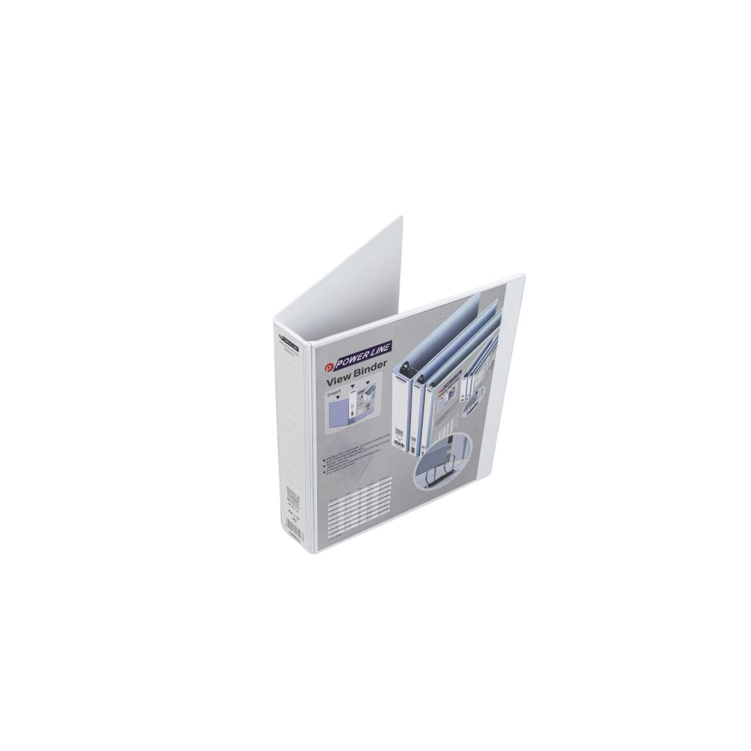 Power Line View Binder 1.5 Inch A4-White