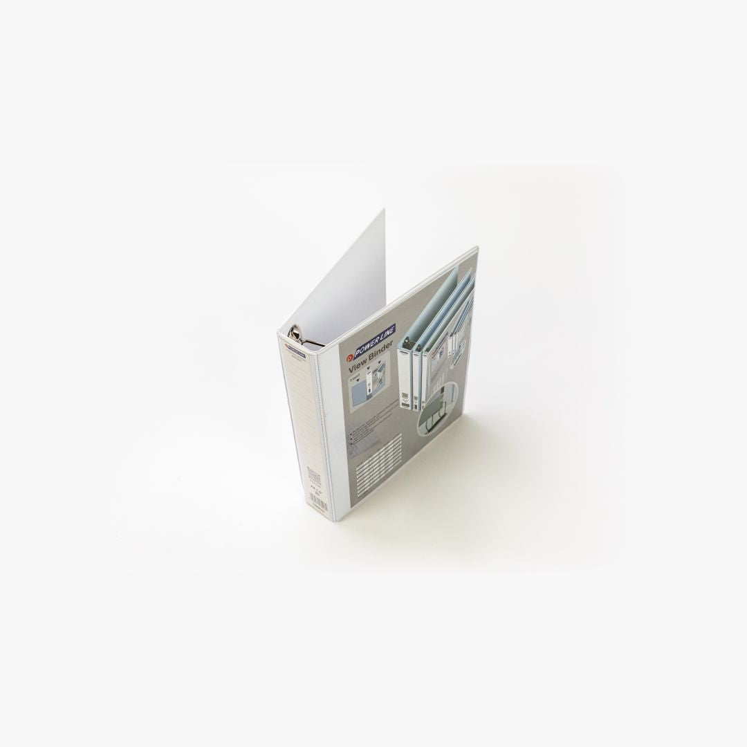 Power Line View Binder 1.5 Inch A4-White