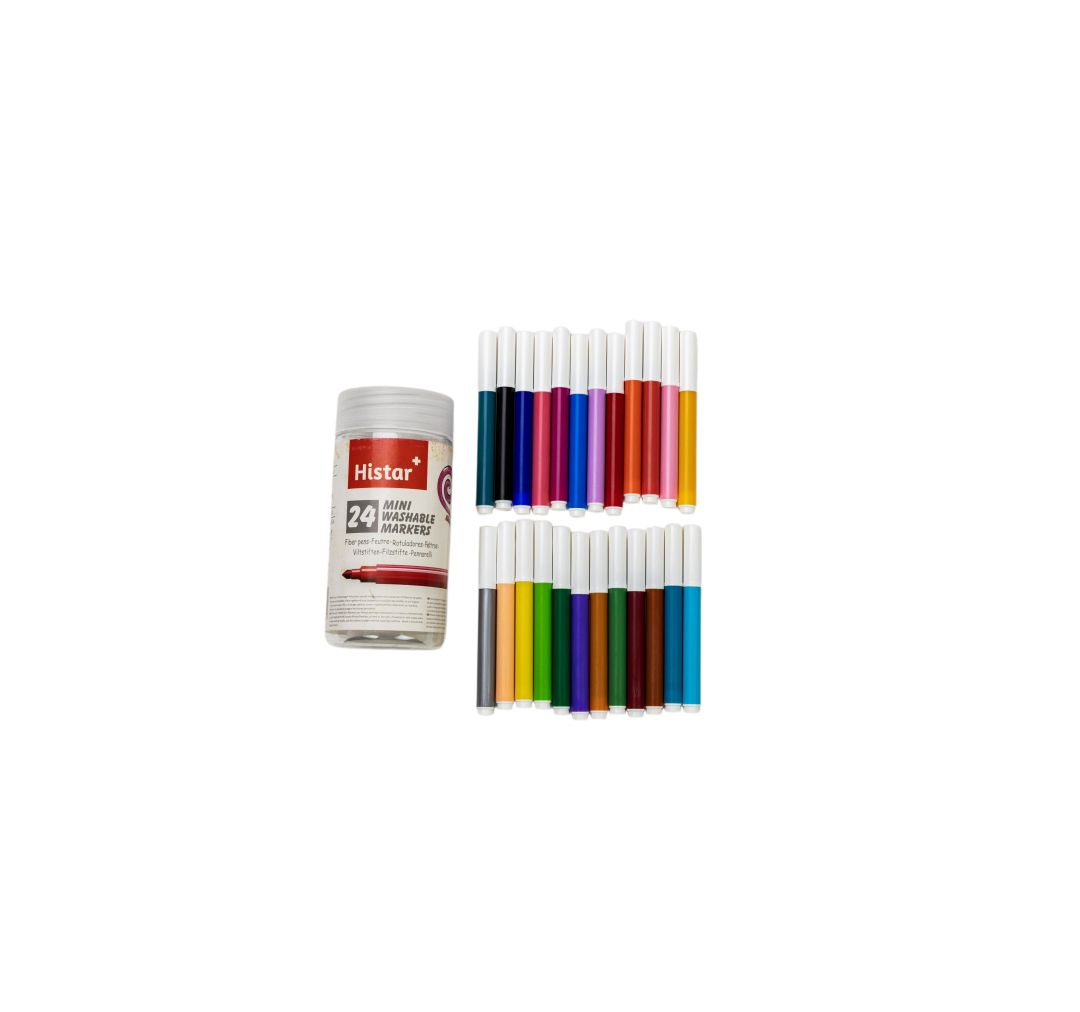 Histar Mini Washable Markers-Multicolor