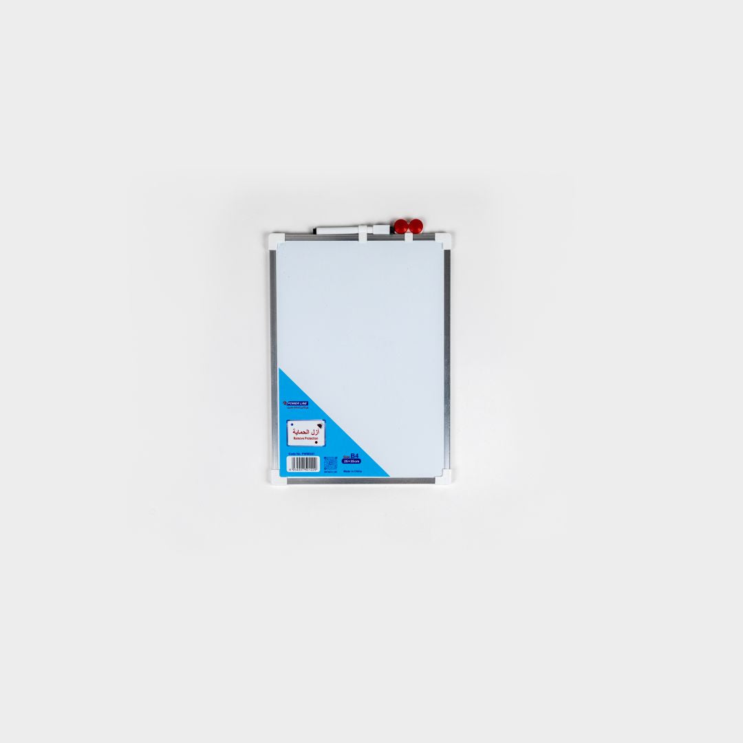 Power Line Magnetic Single-Sided Whiteboard B4-White
