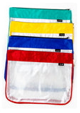 Huajie Zippered Mesh Document Pouches-Multicolor
