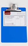 Huajie A4 Plastic Clipboard Blue