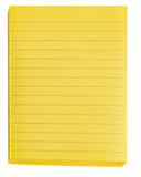 Power Line Sticky Note Pad 4X6 1Oo Sheet-Yellow