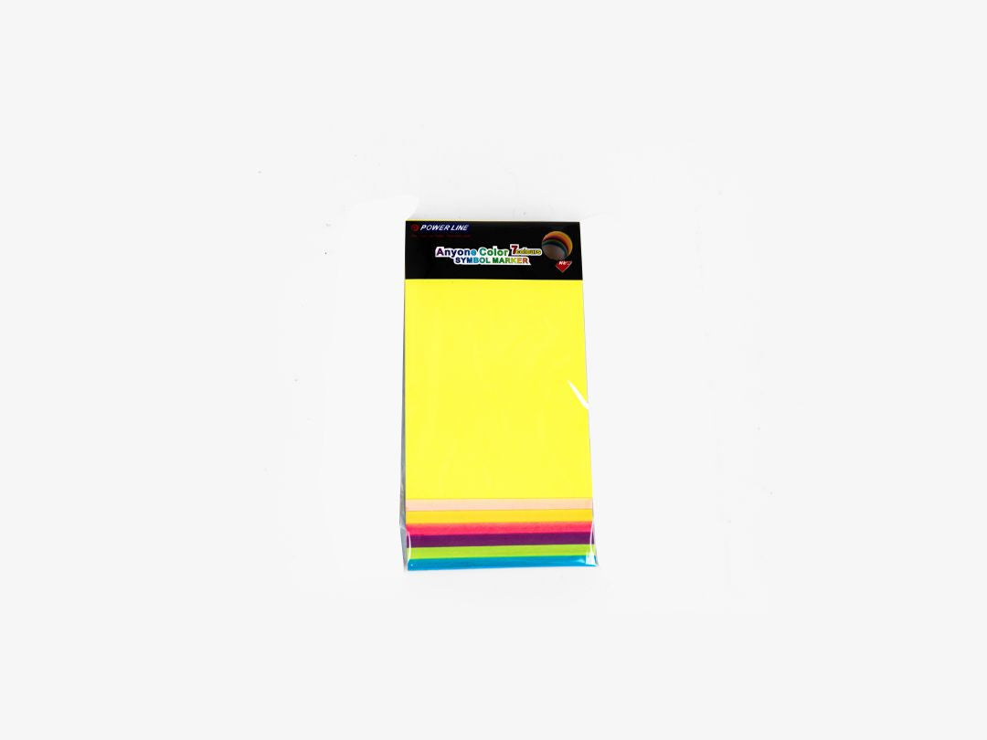Power Line Sticky Note Pad 3X6 In 150 Sheet-Yellow