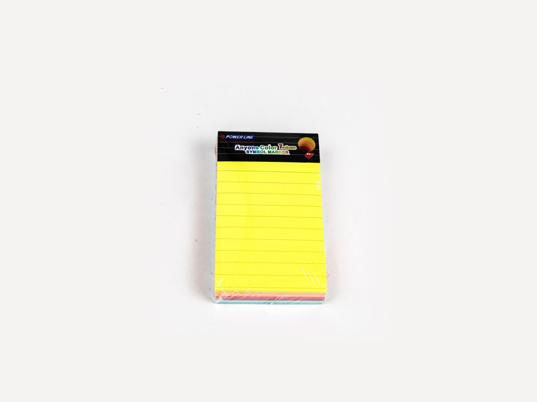 Power Line Sticky Note Pad 3X5 In 280 Sheet-Yellow