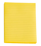 Power Line Sticky Note Pad 8X6 5O Sheet-Yellow