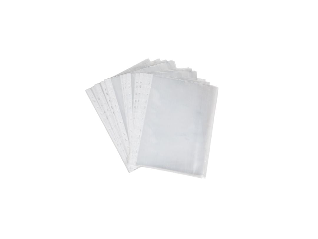 Power Line Punched Sheet Protectors-Clear