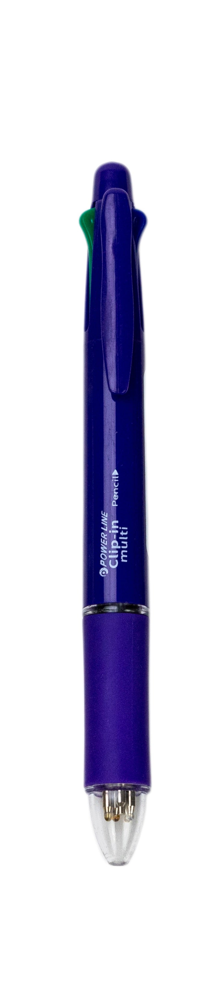 Power Line 4-In-1 Retractable Ballpoint Pens Blue