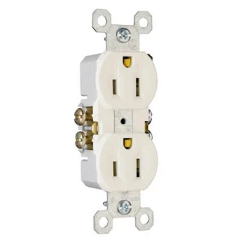 Duplex Outlet 15A-White