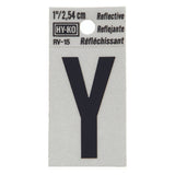 Reflective Black Letter - Y