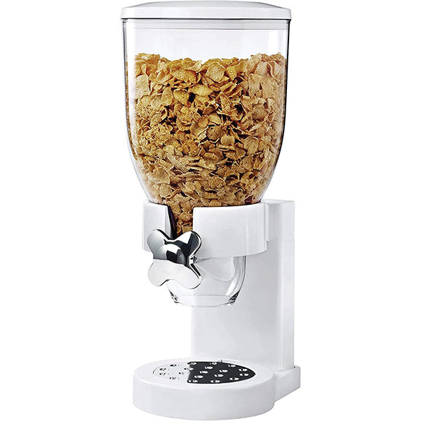 Single cereal dispenser - White