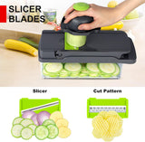 Vegetables Cutter , Grey & Green Color