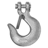 Clevi S Hook-  Latch 3/8" - Silver