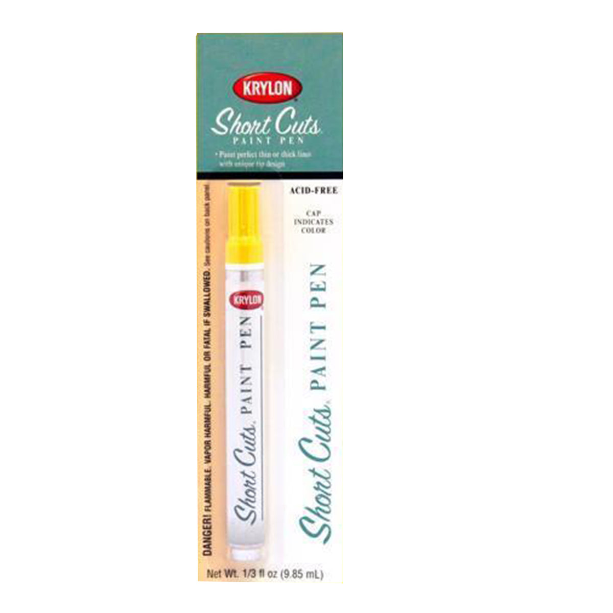 Short cuts paint pen - yellow