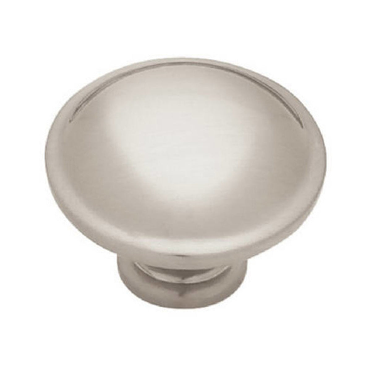 Round Cabinet Knob Brushed Satin Nickel