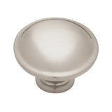 Round Cabinet Knob Brushed Satin Nickel