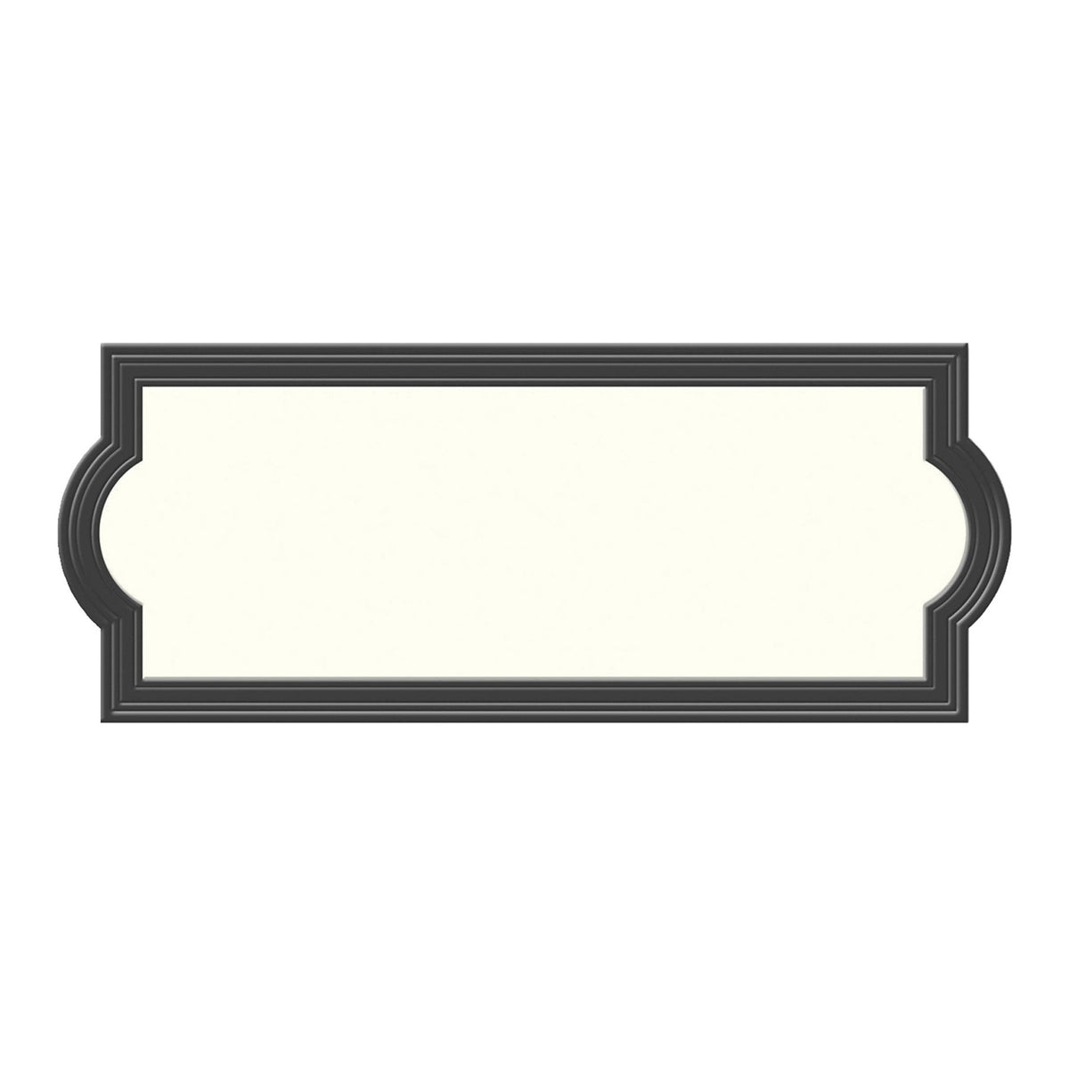 Address Plaque - Black