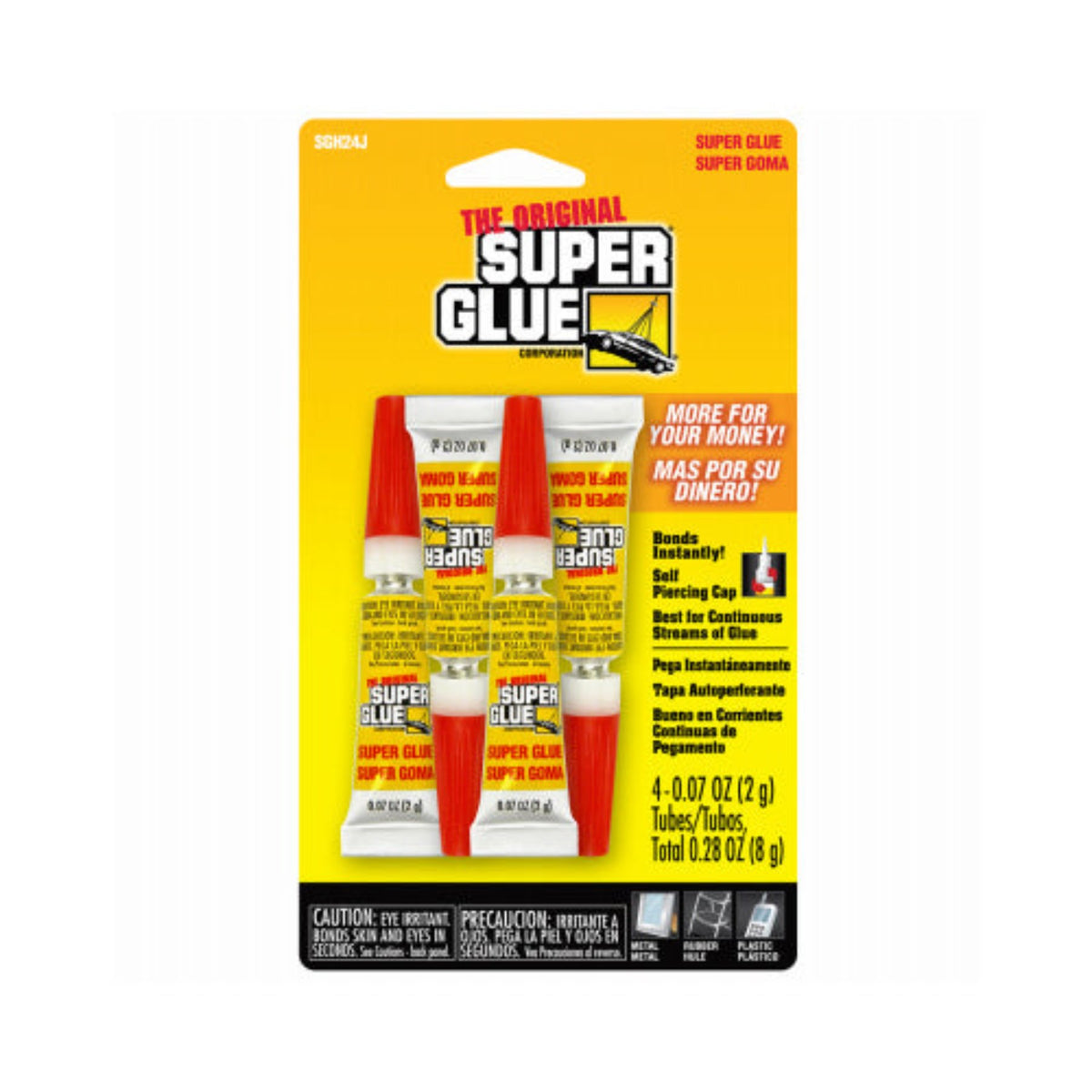 4pk Super Glue - Clear 2g