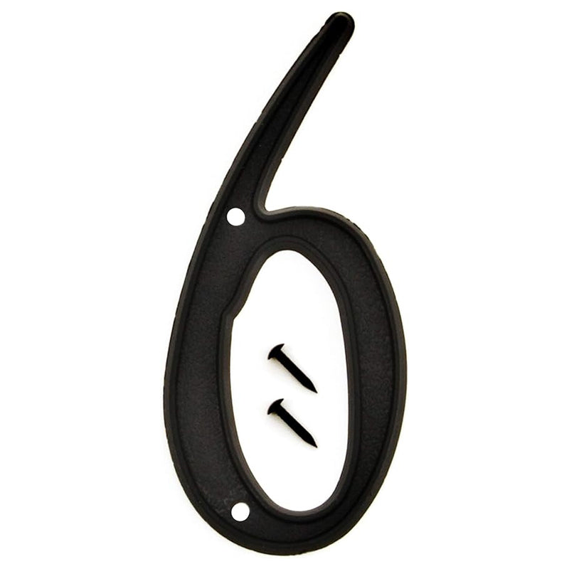 Hillman Plastic Number 6-Black