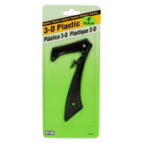 Plastic Black Number - 7