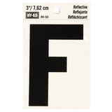 Hy-Ko Reflective Vinyl Letter-Black