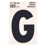 Reflective Black Letter - G