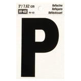 Reflective Black Letter - P