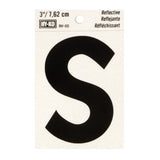 Reflective Black Letter - S