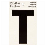 Reflective Black Letter - T