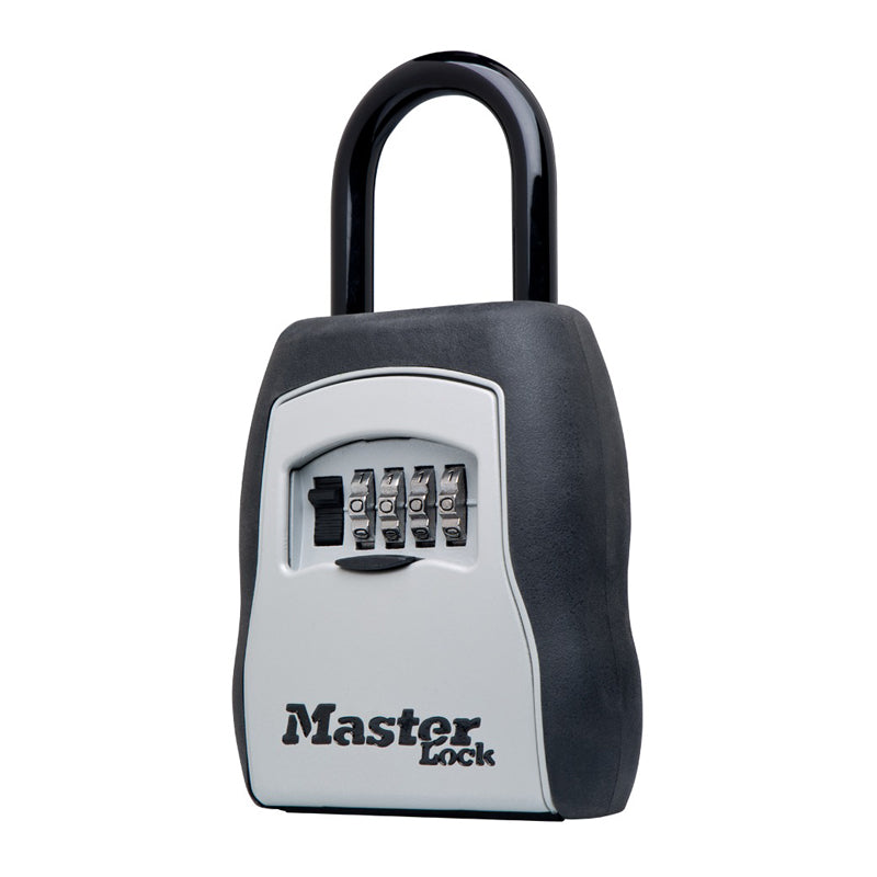 Master Lock Key Storage Lock With Shackle-Black