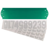 Hillman Reflective 911 Address Plate-Green