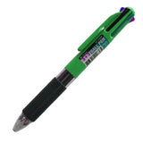 Crown 0.7Mm Ballpoint Pen Automatic 6 Colors Green