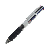 Crown 0.7Mm Ballpoint Pen Automatic 6 Colors White
