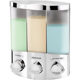 Shower dispenser 3 in 1 Chrome