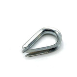 Campbell Wire Rope Thimble 1/4 Inch-Silver