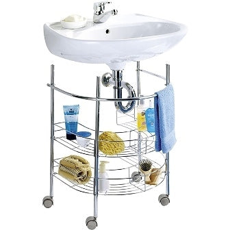 Rack Under Washbasin - Silver