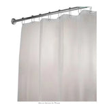 Idesign Eva Shower Curtain Liner 54 × 78 Inch Frost-White