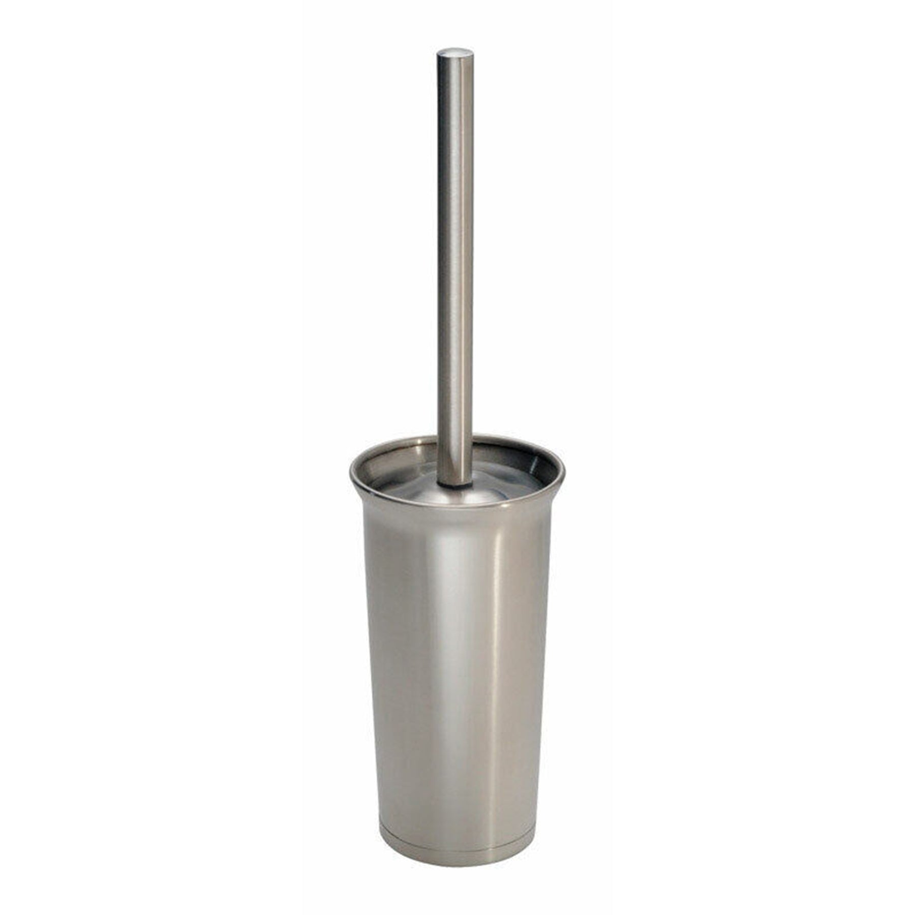 Toilet Brush with holder - Silver